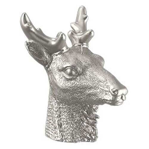 Engels Kerzen Objektkerze Gelackt Hirsch Leinen Metallic