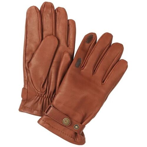 Laksen Herren Schießhandschuhe Lammleder mit Kaschmirfutter Braun L