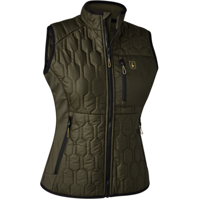 Deerhunter Damen Steppweste Lady Mossdale Forest Green 38 Deerhunter Damen Steppweste Lady Mossdale Forest Green 38
