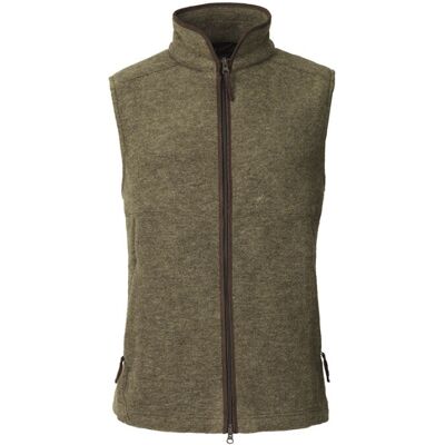 Laksen Herren Weste Isla Wool Fleece Olive M Laksen Herren Weste Isla Wool Fleece Olive M