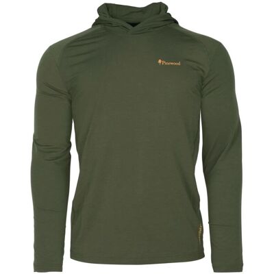 Pinewood Herren Hoodie InsectSafe Function Mossgreen XL Pinewood Herren Hoodie InsectSafe Function Mossgreen XL
