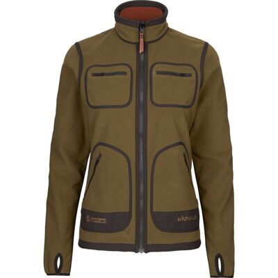 Härkila Damen Fleecejacke Kamko Dark olive/Arabian spice S Härkila Damen Fleecejacke Kamko Dark olive/Arabian spice S