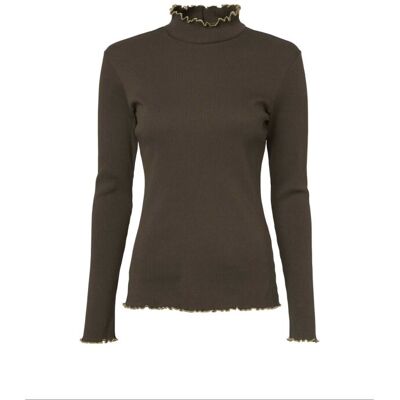 Chevalier Damen Pullover Kelly Leather Brown 36 Chevalier Damen Pullover Kelly Leather Brown 36