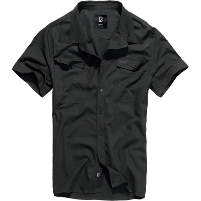 Brandit Herrenhemd Roadstar Shirt Kurzarm Schwarz XL Brandit Herrenhemd Roadstar Shirt Kurzarm Schwarz XL
