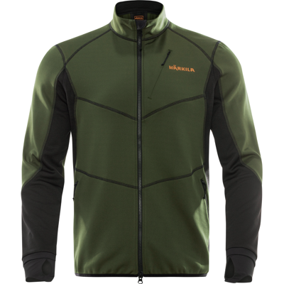 Härkila Herren Fleecejacke Scandinavian Duffel green/Black XL Härkila Herren Fleecejacke Scandinavian Duffel green/Black XL