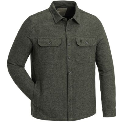 Pinewood Herren Hemd Värnamo Darkgreen Melange M Pinewood Herren Hemd Värnamo Darkgreen Melange M