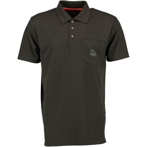 OS Trachten Herren Poloshirt 1/2-Arm Alex Trachtengrün M