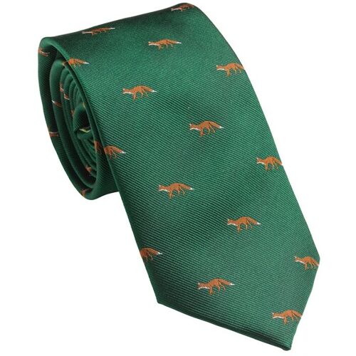 Laksen Herren Krawatte Fuchs British Racing Green