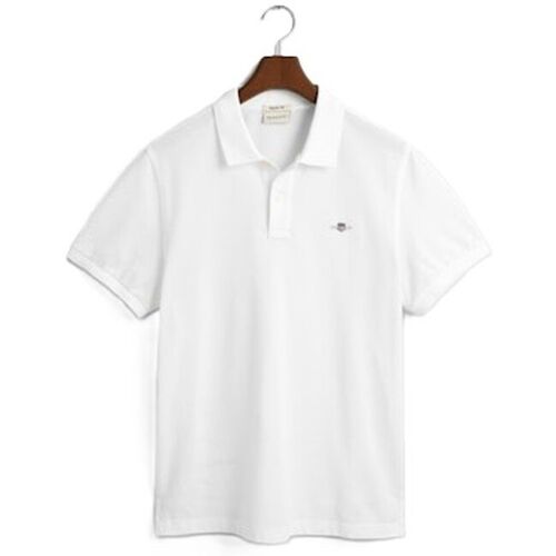 Gant Herren Piqué Poloshirt Shield White XL
