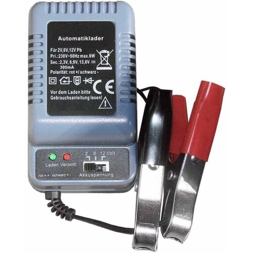 Ladegerät für Futterstreuer Akkus 6-12V