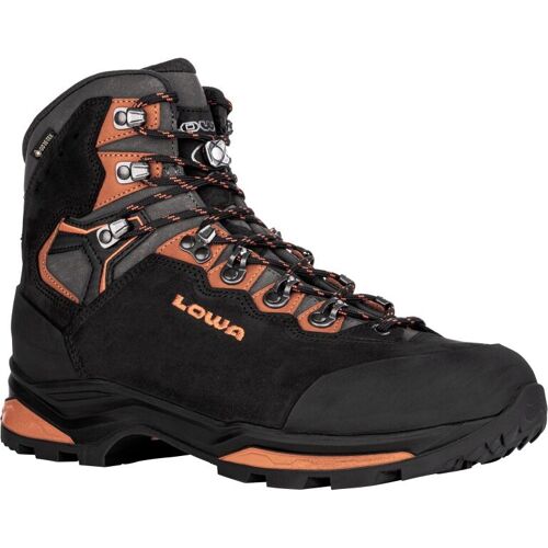 Lowa Herren Trekkingstiefel Camino EVO GTX Schwarz/Orange 10,5 UK - 45 EU