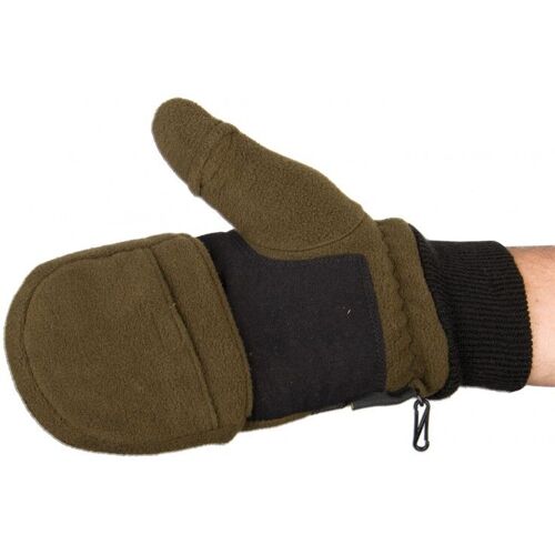 Somlys Fleece-Fäustlinge Grün 8,5
