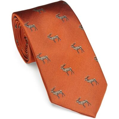 Laksen Unisex Krawatte Hirsch Orange Laksen Unisex Krawatte Hirsch Orange