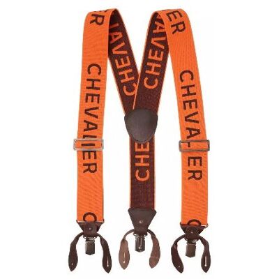 Chevalier Hosenträger mit Logo One Size Orange Chevalier Hosenträger mit Logo One Size Orange