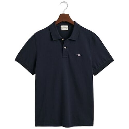 Gant Herren Piqué Poloshirt Shield Evening Blue XL