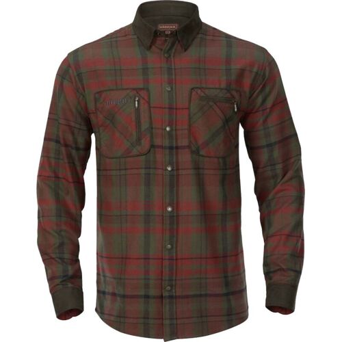 Härkila Herren Hemd Pajala Red autumn check XXL
