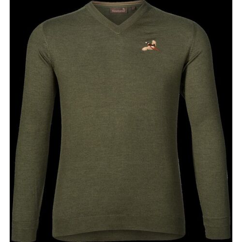 Seeland Herren Pullover Woodcook mit V-Ausschnitt Classic Green M