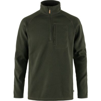 Fjällräven Herren Fleecejacke Övik Half-Zip Deep Forest M Fjällräven Herren Fleecejacke Övik Half-Zip Deep Forest M