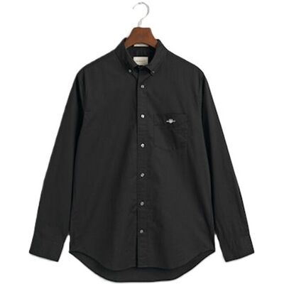 Gant Herren Hemd Classic Poplin Black XXL Gant Herren Hemd Classic Poplin Black XXL