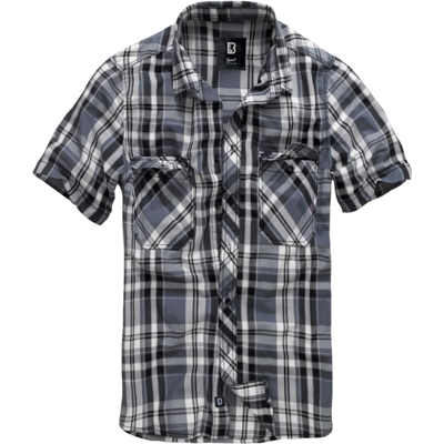Brandit Herrenhemd Roadstar Shirt Kurzarm Schwarz/Anthrazit S Brandit Herrenhemd Roadstar Shirt Kurzarm Schwarz/Anthrazit S