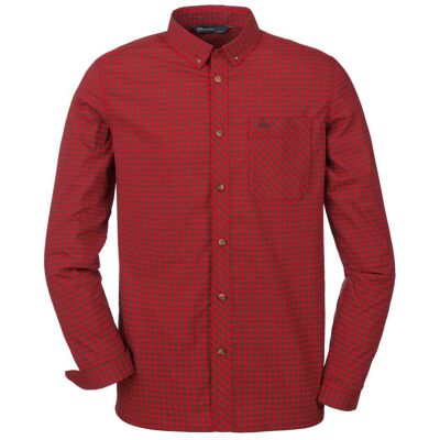 Blaser Herren Hemd Stretch Serge Braun/Rot Kariert S Blaser Herren Hemd Stretch Serge Braun/Rot Kariert S