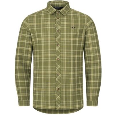 Blaser Herren Hemd TF 20 Oliv-Beige Kariert S Blaser Herren Hemd TF 20 Oliv-Beige Kariert S