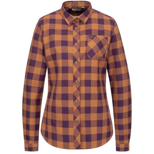 Blaser Damen Bluse Charlotte Ocker/Lila kariert 42
