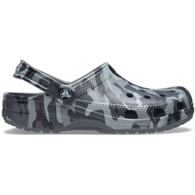 Crocs Unisex Clog Classic Printed Camo Slate Grey / Multi M6W8/38-39 Crocs Unisex Clog Classic Printed Camo Slate Grey / Multi M6W8/38-39