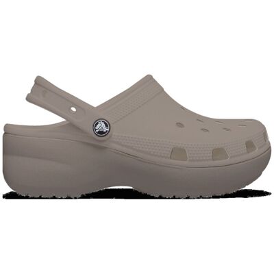 Crocs Damen Clog Classic Platform Taupe W8/38-39 Crocs Damen Clog Classic Platform Taupe W8/38-39