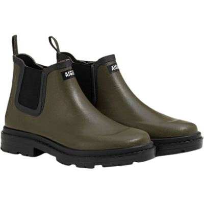Aigle Unisex Chelsea Rain Gummistiefel Kaki 37 Aigle Unisex Chelsea Rain Gummistiefel Kaki 37