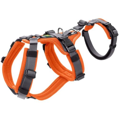 Hunter Hunde Sicherheitsgeschirr Maldon Orange/Grau 34-49 cm/XS