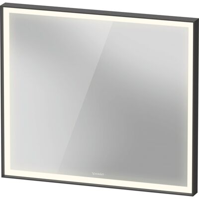 Duravit L-Cube Spiegel - Sensor, 80x70cm, Graphit Aluminium Matt Duravit L-Cube Spiegel - Sensor, 80x70cm, Graphit Aluminium Matt