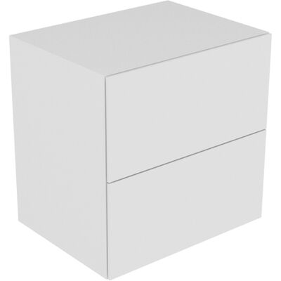 KEUCO Edition 11 Sideboard - Satiniertes Glas & Weiß - 700x700x535mm KEUCO Edition 11 Sideboard - Satiniertes Glas & Weiß - 700x700x535mm
