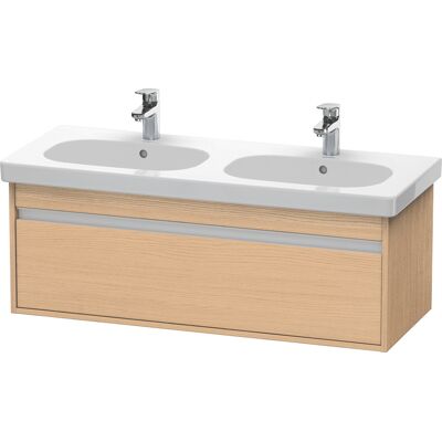 Duravit Ketho Wandhängender Waschtischunterbau - Eiche Natur, 1 Schublade, 1150x455 mm Duravit Ketho Wandhängender Waschtischunterbau - Eiche Natur, 1 Schublade, 1150x455 mm