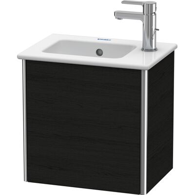 Duravit Xsquare Wandhängender Waschtischunterbau - Eiche Schwarz Matt, 1 Tür Duravit Xsquare Wandhängender Waschtischunterbau - Eiche Schwarz Matt, 1 Tür