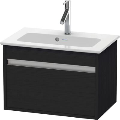 Duravit Ketho Waschtischunterbau - Kompakt, Eiche Schwarz, Wandhängend - Waschtischunterbau Duravit Ketho Waschtischunterbau - Kompakt, Eiche Schwarz, Wandhängend - Waschtischunterbau