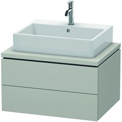 Duravit L-Cube Wandhängender Waschtisch - Betongrau Matt Duravit L-Cube Wandhängender Waschtisch - Betongrau Matt