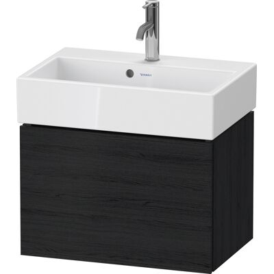 Duravit L-Cube Wandhängender Waschtischunterbau - Schwarz Eiche Duravit L-Cube Wandhängender Waschtischunterbau - Schwarz Eiche