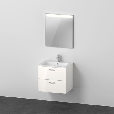 Duravit Xbase Wandhängendes Möbel-Set mit LED-Spiegel - Badtyp Duravit Xbase Wandhängendes Möbel-Set mit LED-Spiegel - Badtyp