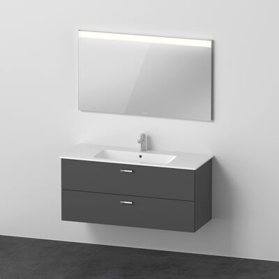 Duravit Xbase Wandhängendes Badezimmer-Set mit LED-Spiegel - 1200mm Duravit Xbase Wandhängendes Badezimmer-Set mit LED-Spiegel - 1200mm