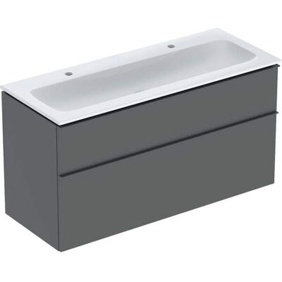 Geberit Wandhängendes Badezimmer-Set mit 2 Schubladen - 120x63x48 cm Geberit Wandhängendes Badezimmer-Set mit 2 Schubladen - 120x63x48 cm
