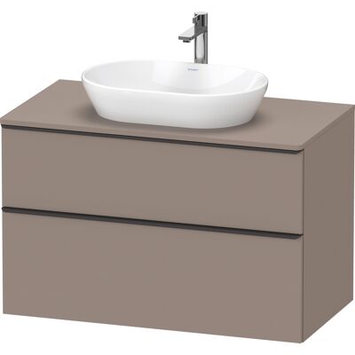 Duravit D-Neo Wandhängender Waschtischunterschrank - Basalt Matt Duravit D-Neo Wandhängender Waschtischunterschrank - Basalt Matt