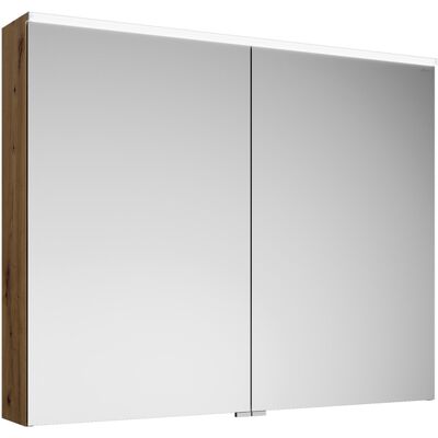 burgbad Eqio Spiegelschrank - 2 Türen, Eiche, LED, IP24 burgbad Eqio Spiegelschrank - 2 Türen, Eiche, LED, IP24