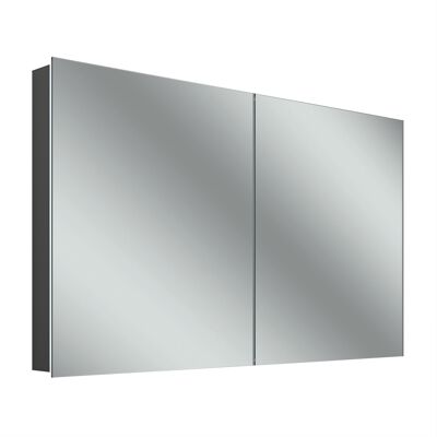 W. Schneider GmbH LED Spiegelschrank - 2 Türen, 131,5x71,5x12cm, Schwarz Matt W. Schneider GmbH LED Spiegelschrank - 2 Türen, 131,5x71,5x12cm, Schwarz Matt
