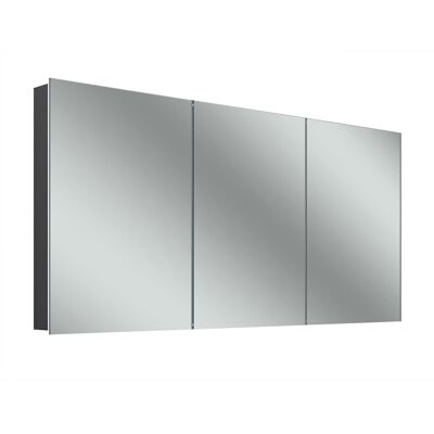 W. Schneider GmbH Advanced Line Comfort LED Spiegelschrank - 3 Türen, Schwarz Matt W. Schneider GmbH Advanced Line Comfort LED Spiegelschrank - 3 Türen, Schwarz Matt
