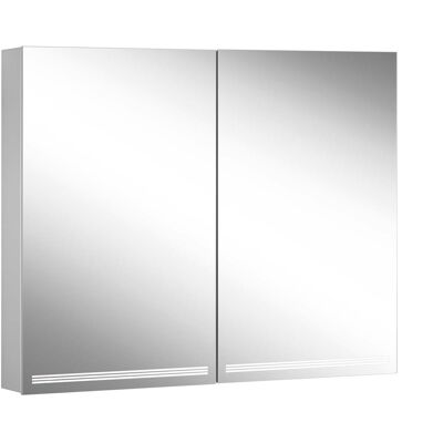 W. Schneider GmbH Schneider GRACELINE LED Lichtspiegelschrank - silber eloxiert W. Schneider GmbH Schneider GRACELINE LED Lichtspiegelschrank - silber eloxiert