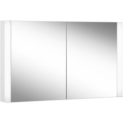 W. Schneider GmbH LED Spiegelschrank - 2 Türen - Weiss - 3000K - 100x70cm W. Schneider GmbH LED Spiegelschrank - 2 Türen - Weiss - 3000K - 100x70cm