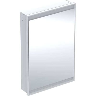 Geberit Badezimmerspiegel, Weiß/Aluminium, 60x90cm, Modell 505.800 Geberit Badezimmerspiegel, Weiß/Aluminium, 60x90cm, Modell 505.800