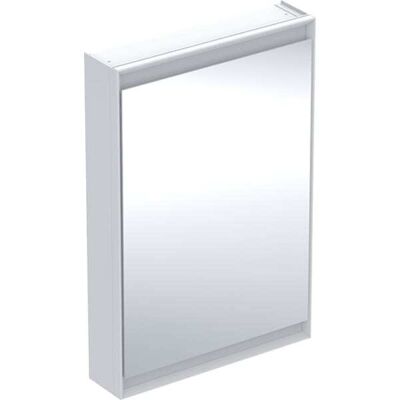Geberit Weiß/Aluminium Badezimmerspiegel mit ComfortLight - 60x90cm Geberit Weiß/Aluminium Badezimmerspiegel mit ComfortLight - 60x90cm