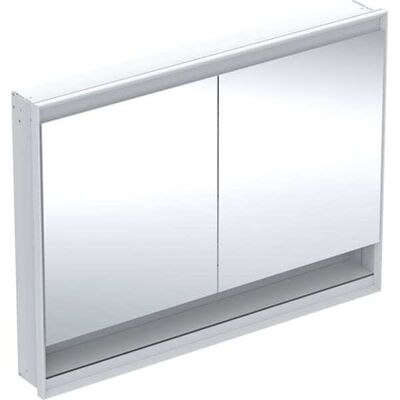 Keramag GmbH Geberit ONE Spiegelschrank - Weiß / Aluminium Keramag GmbH Geberit ONE Spiegelschrank - Weiß / Aluminium